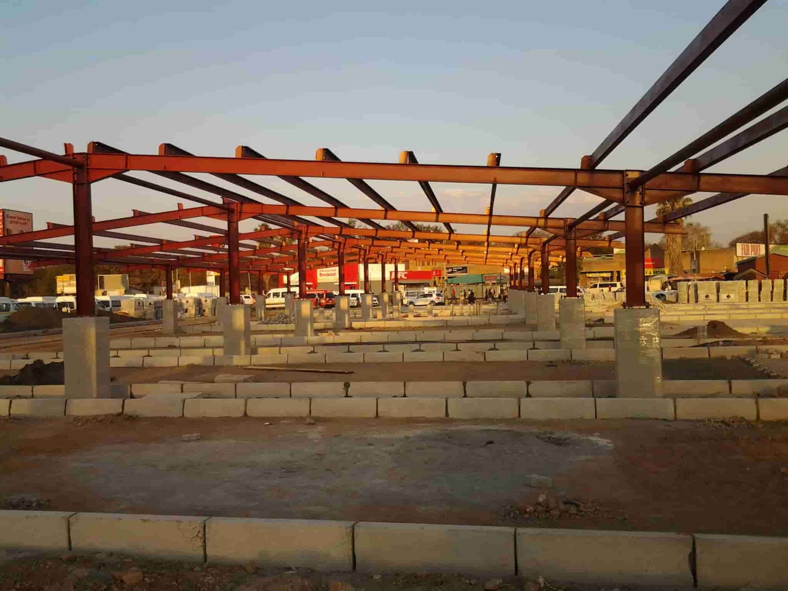 Transportation infrastructure construction project: Sedibeng Taxi Rank by Sikha Construction